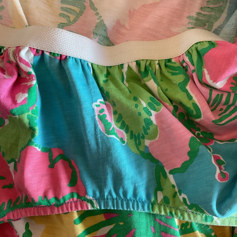 Lilly Pulitzer Palm Big Flirt Floral Print Dress - Picture 4 of 5